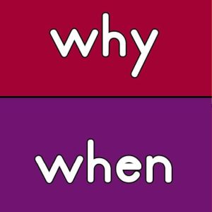 question sight words, how to teach, in english, reading questions