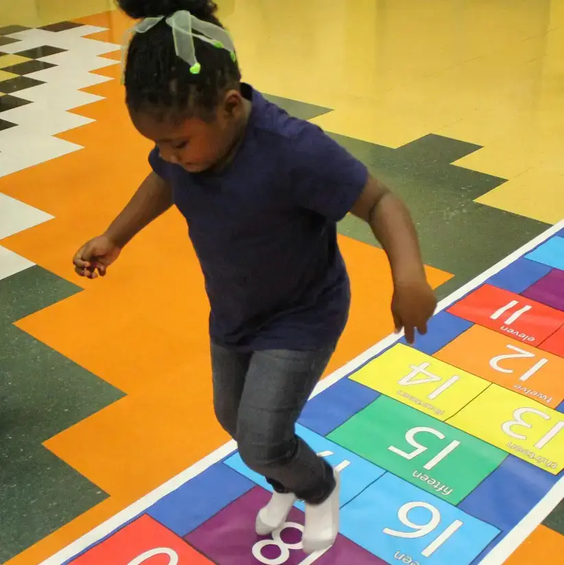 kinesthetic multiplication activities, activity, games, practice, hopscotch