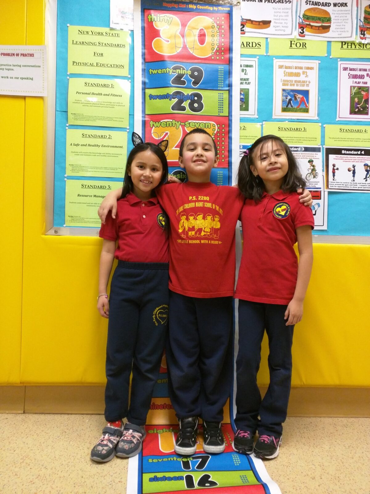 Students on Skip Counting by 2s Mat