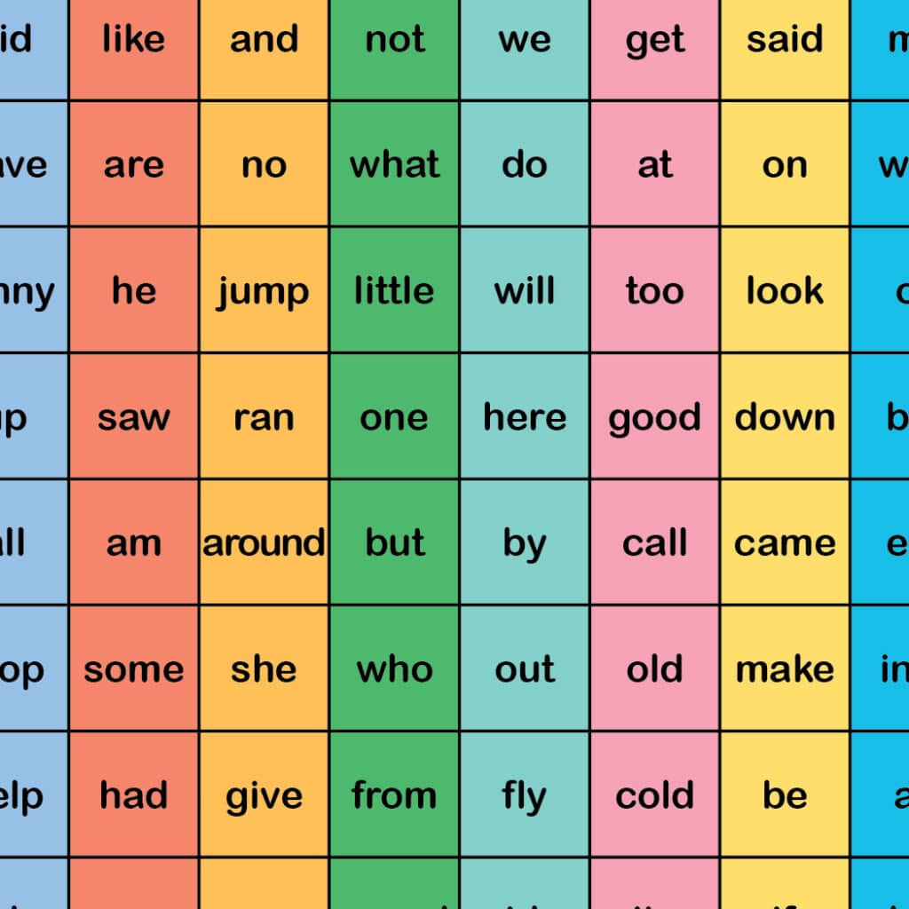sight word games for kindergarten, open and closed syllables