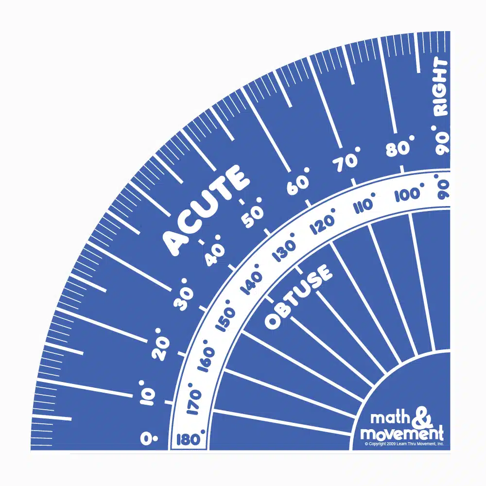 90 Degree Angle Sticker