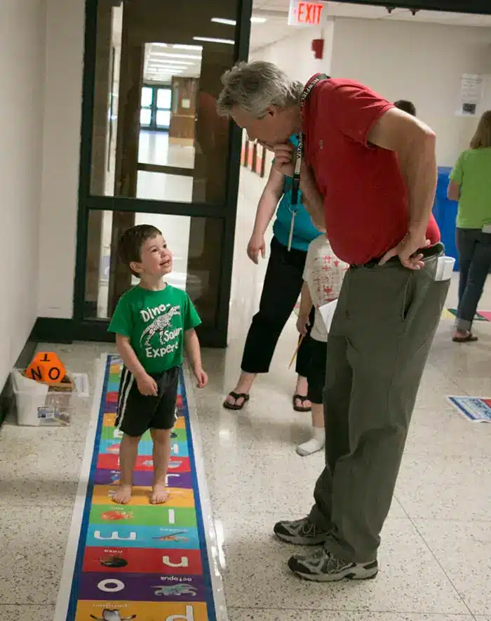 alphabet hop - family fun night