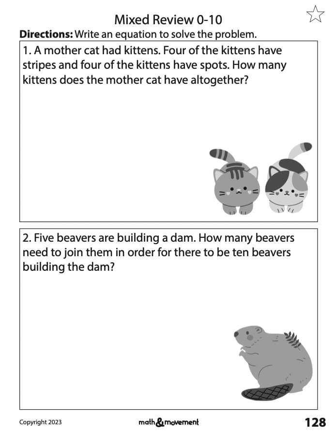 Addition Subtraction Workbook Sample 2
