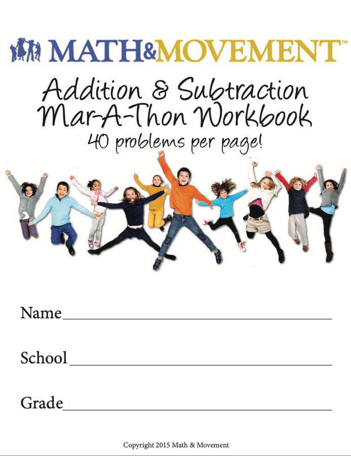 Addition and Subtraction Marathon Math Book