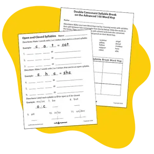syllables worksheets