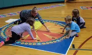 Interactive analog learning clock