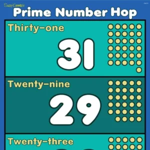 prime numbers activity, composite, 4th grade, factors and multiples, practice