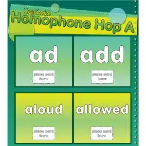 homophones activities