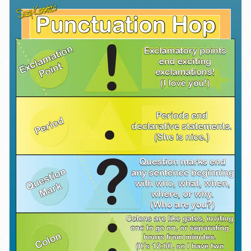 punctuation hop for punctuation games