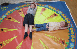 Math clock for teaching time