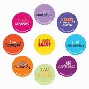 positive affirmations stickers for the classroom kids printable