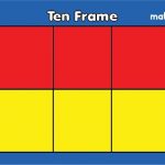 Ten Frame Desktop Sticker