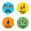 PE Movement stickers