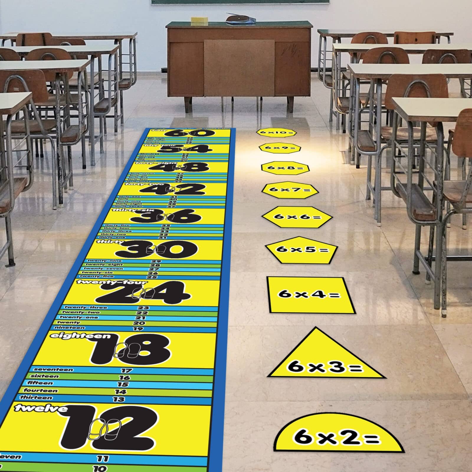 New Carpet Stickers from Math & Movement