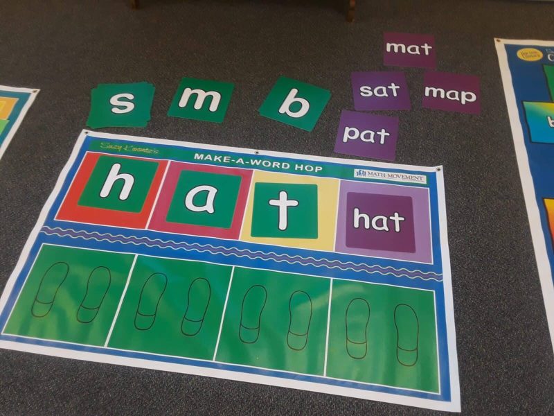 word building, words for kindergarten, preschool words, phonics and word recognition
