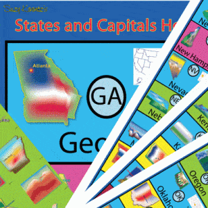 States and Capitals Hop Set - US History and Geography Lessons