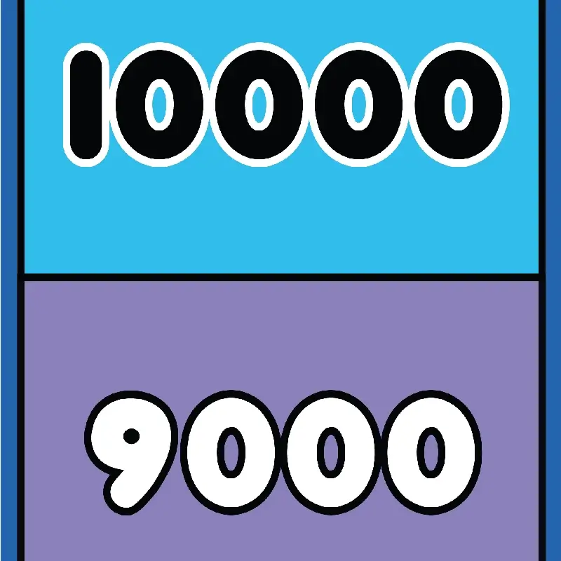 multiples of 1000, count by thousands, counting by 1000s, count to 10000