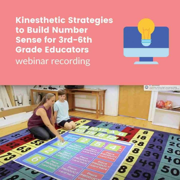 Kinesthetic Strategies For 3rd-6th Grade Educators Webinar