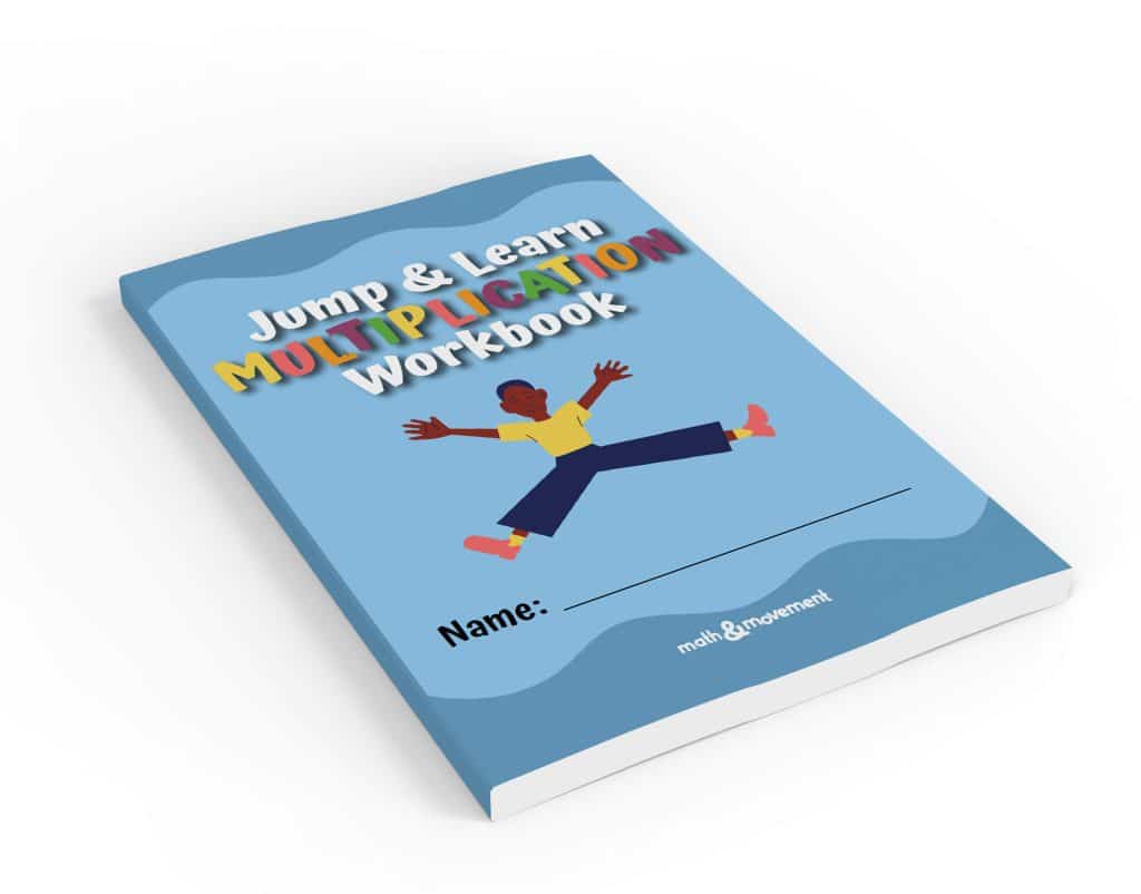 Jump & Learn Multiplication, math marathon book