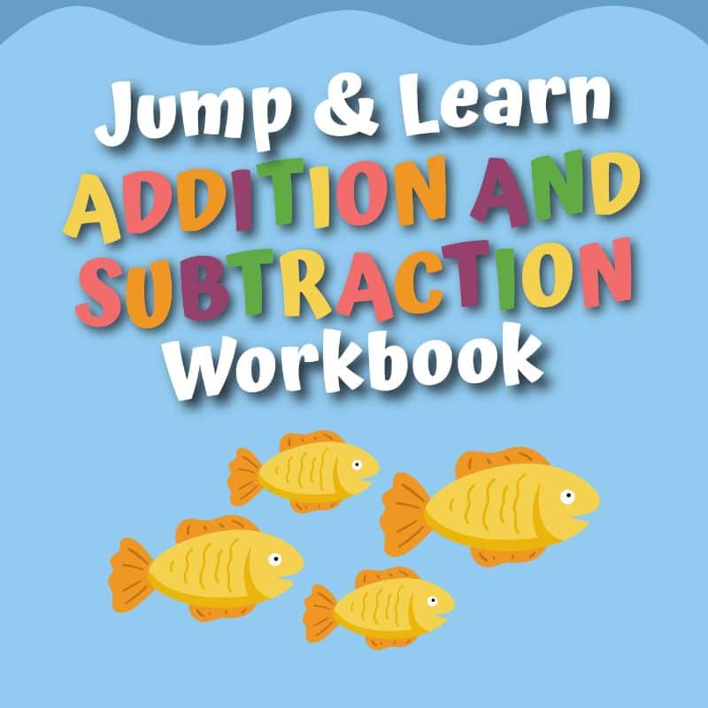 Jump & Learn Addition and Subtraction Cover, math workbook