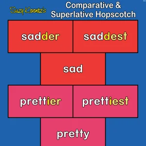Comparative and Superlative Hopscotch