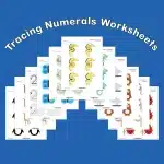 Tracing Numerals Worksheets