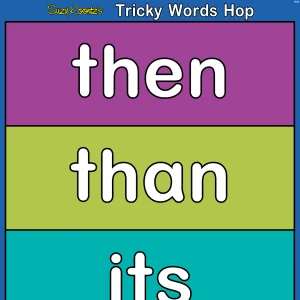 Tricky Words Hop