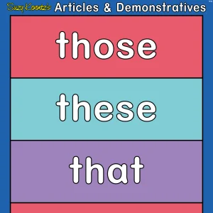 Articles & Demonstratives Hop