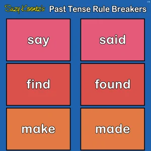 Past Tense Rule Breakers Hop