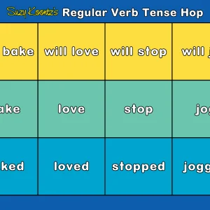 Regular Verb Tense Hop
